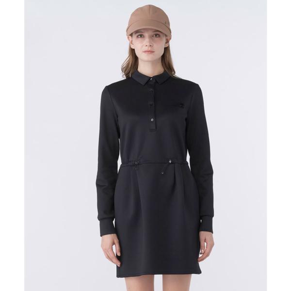 公式 ランバンスポール HEART COLLECTION 異素材切替ワンピース 女性 部分吸汗 UV...