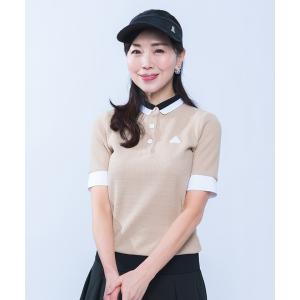 サイズ：38 LANVIN SPORT ランバン スポール  半袖ポロシャツ  ホワイト系 [240101431019] ゴルフウェア レディース ストスト 新品】LANVIN SPORT ランバン スポール 半袖ポロシャツ ホワイト