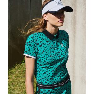 LANVIN SPORT ランバン スポール 袖フリル ハーフジップ 半袖
