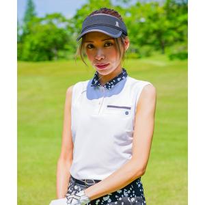 LANVIN SPORT レディース ボレロタイプ アームカバー　ホワイト LANVIN SPORT ボレロ型アームカバー【Sunscreen NIR/吸汗速乾