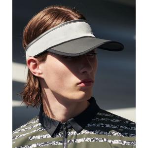 公式 ランバン スポール 帽子 サンバイザー アクセサリー 小物 メンズ ゴルフ 光沢感 スタイリッシュ VMX0327B8 24SSの商品画像