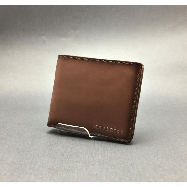 【30%OFF】【MAVERICK】バーンエッジ　二つ折り財布　9ｃｃ　コニャック【MVMBE-45...