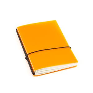 x17】A6 NOTEBOOK ハードスキン（ポリプロピレン） レッド ノート3冊