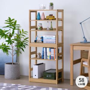 オープンシェルフ 5段 木製 北欧 一生紀 ISSEIKI｜design-furniture-dvp