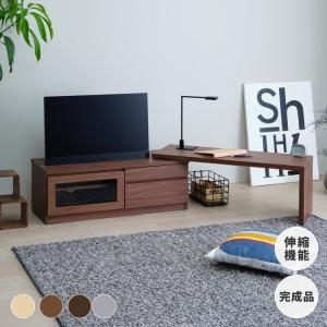 幅100 テレビ台 テレビボード ミディアムブラウン 完成品 ゲート｜design-furniture-dvp