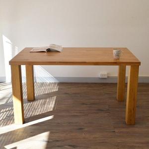 ダイニングテーブル 4人用 幅135cm オーク 無垢｜design-furniture-dvp