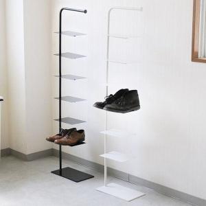 シューズラック スリム 縦長 省スペース タワー : デザイン・家具 D