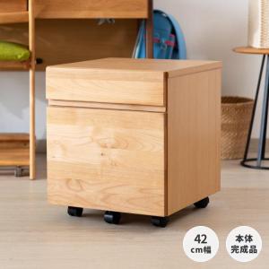 デスクワゴン 木製 おしゃれ キャスター付き 一生紀 ISSEIKI｜design-furniture-dvp