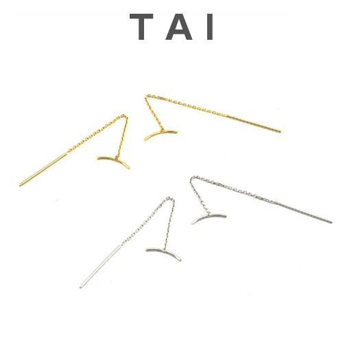 TAI JEWELRY(タイジュエリー) カーブ バー ピアス SIMPLE CURVED BAR ...