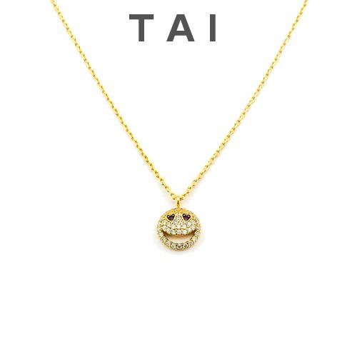 TAI JEWELRY(タイジュエリー) SIMPLE CHAIN NECKLACE WITH HE...