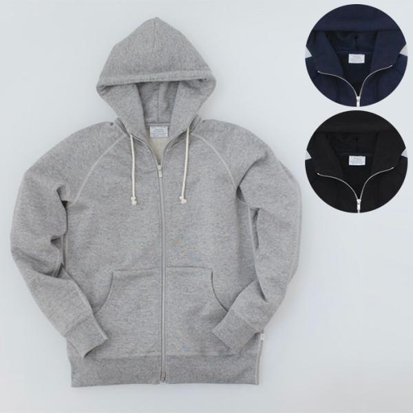 JAXAの技術を応用 スウェットジップアップフーディ 日本製 THE Sweat Zip up Ho...