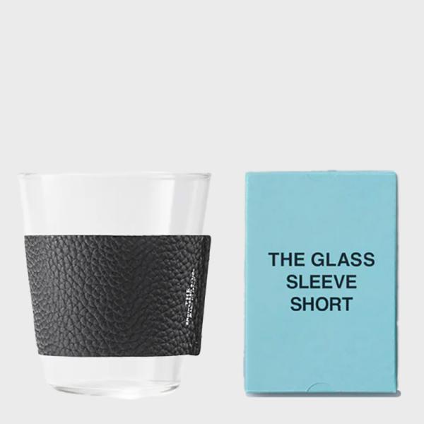 グラススリーブ ショートサイズ 牛革　ブラック THE GLASS SLEEVE SHORT 贈り物...