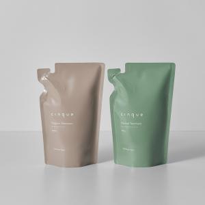 cinque サンク オーガニックシャンプー トリートメント 詰替え用 280ml ノンシリコン パラペンフリー 石油系界面活性剤フリー 頭皮環境を整える 泡立ちが良い