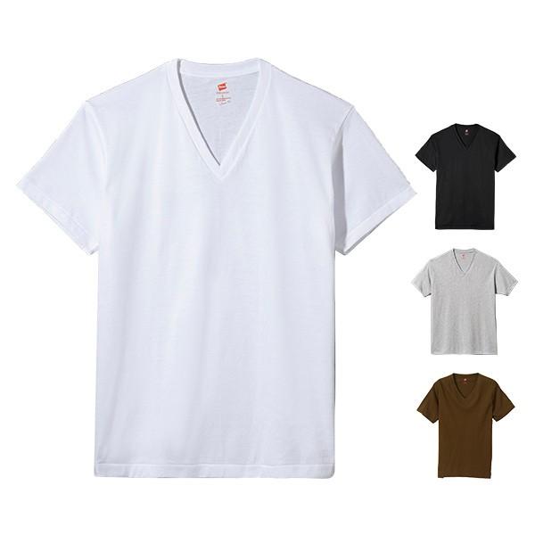 ヘインズ プレミアムジャパンフィット VネックTシャツ 19SS PREMIUM Japan Fit...