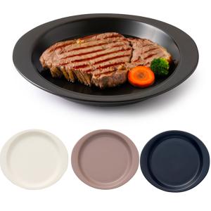 かもしか道具店 食器としても使える 陶のフライパン ふつうサイズ 耐熱皿 陶器 黒／白／茶 直火・オーブン・食洗機OK 日本製