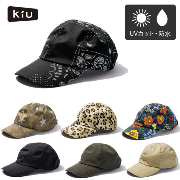 キウ Kiu キャップ 防水透湿 UVカット率90％ 6 PANEL CAP 3LAYER 帽子 フ...