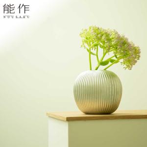 能作 フラワーベース - suzu りんご 505110◇NOUSAK のうさく 錫100