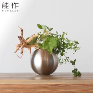 錫の一輪挿しフラワーベース ようなし 能作 花器 花びん おしゃれ 日本