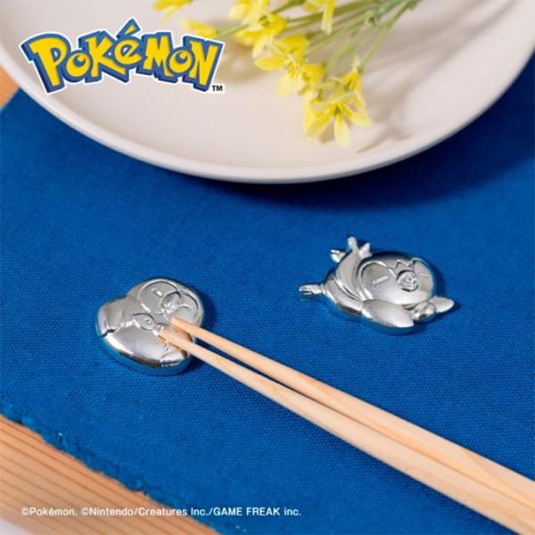 能作 ポケモンコレクション 箸置 はねやすめ 2ヶ入 モクロー ポッチャマ 錫製 ギフト 贈り物