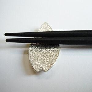 能作 NOUSAKU 箸置き 桜 さくら 5個セット 錫のカトラリー