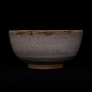 茶道具 水指 水差し 斑唐津焼 中嶋義紀作 城窯 つまみ クチナシの形 斑