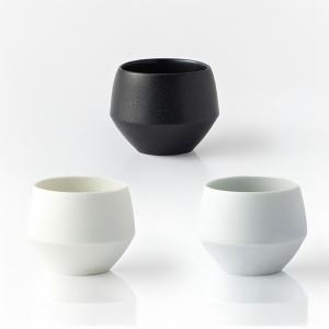 煎茶碗 湯呑み ティーカップ Frustum 晋山窯ヤマツ おしゃれ シンプル 茶器 美濃焼 和食器