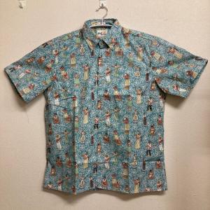レインスプーナー　エルヴィス　Elvis ブルーハワイ　アロハシャツ XS reyn spooner 90's レインスプーナー エルビスプレスリー Elvis