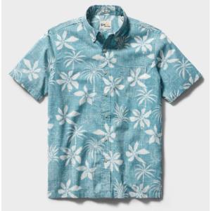 REYN SPOONER(レインスプーナー) ハワイアンシャツ　ISLAND DAZE Adriatic Blue  2026年度　残りわずか