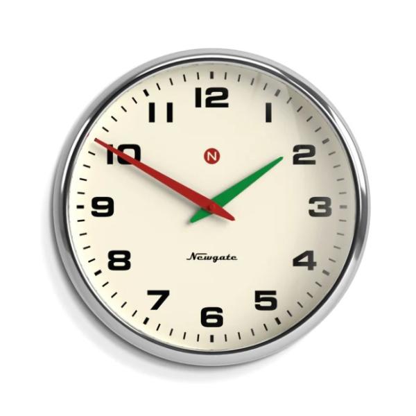 NEW GATE(ニューゲート) 掛け時計 Superstore SUPE216CH クローム