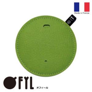 (SPRING SALE 60%OFF)フランス・OFYL（オフィール） イヤフォンポーチ、グリーン...