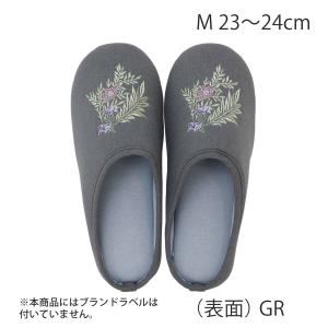 スリッパ MORRIS ウィリアムモリス ルームシューズ ラークスパー Mサイズ 23〜24cm 川島織物セルコン GS1702｜designport