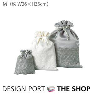 巾着 シンプリー デコ2 エンブロイダリーMサイズ 26×35cm 生産終了予定