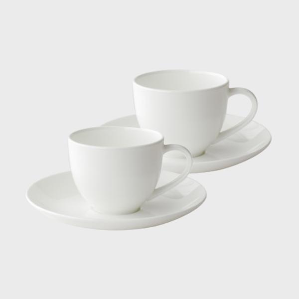 ニッコー 食器 柳宗理 コーヒーカップ ソーサー ペア 2個 ボーンチャイナ 白 ホワイト 無地  ...