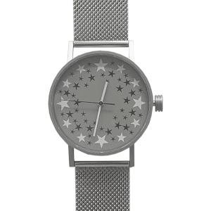 sapporostarwatch札幌駅星の大時計37mm グレー メッシュバンド｜designshop-jp