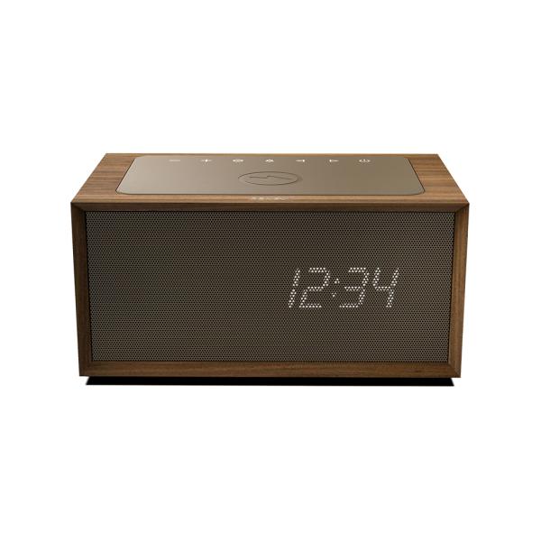 GENEVA ジェネバ TIME DIGITAL タイムデジタル ウォールナット   ワイヤレス充電...