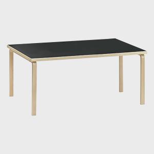 アルテック artek テーブル 83 黒 ブラック アアルト テーブル 長方形 ダイニング 6人 リビング 北欧 北欧家具 木製 正規品 新生活 クーポン不可｜designshop-jp
