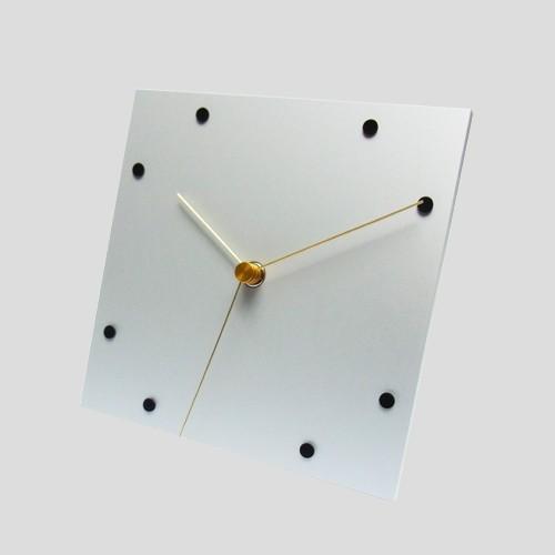 置き時計 置時計 アナログ 横河健 シルバー アルミニウム KYD clock 時計 置き時計 置時...