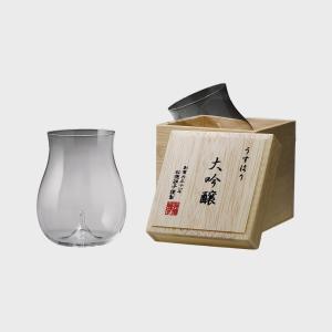 松徳硝子 うすはり うすはりグラス 大吟醸 木箱入 250ml shotoku glass グラス おしゃれ 日本製 松徳硝子 うすはり｜designshop-jp