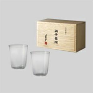 松徳硝子 うすはり ロックグラス グラス ペア セット オールド L 400ml