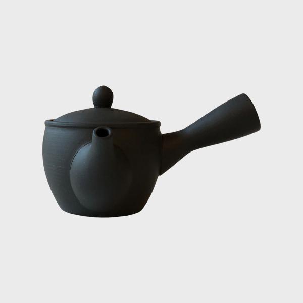 急須 おしゃれ ベンリー急須 南景製陶園 芙蓉 黒練 一人用 二人用  190cc ステンレス製茶こ...