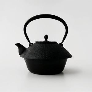 池永鉄工 鉄瓶 1.6L IH対応 梔子あられ文様 大 南部鉄器 日本製