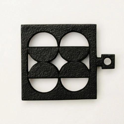 鍋敷き 鍋敷き おしゃれ 南部鉄器 小笠原陸兆 半丸 トリベット ポットスタンド キャンプ 鍋敷 鉄...