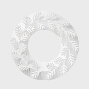 クリスマス リース Mサイズ モミの木 ペーパーリース 玄関 モミの木 リース 玄関 おしゃれ デザイン シンプル