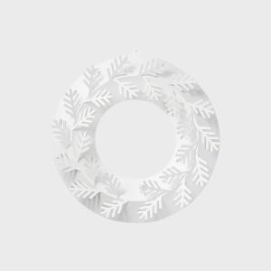 クリスマス リース Sサイズ モミの木 ペーパーリース 玄関 ゆうパケット対応可対応 ゆうパケット対応可 1／ 7 おしゃれ デザイン シンプル