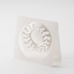 クリスマス グリーティングカード 立体 リース...の詳細画像2