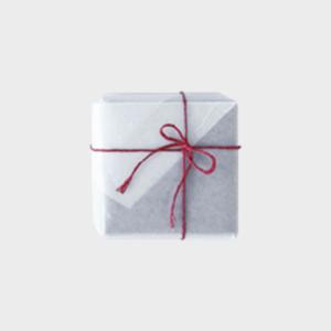 ラッピング 有料ラッピング 蝋引き紙ホワイト おしゃれ デザイン シンプル｜designshop-jp