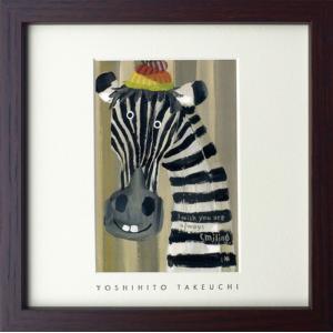 返品送料無料 アートフレーム 絵本作家 たけうち よしひと Yoshihito Takeuchi Frame Zyt 511 Square Bic s1 2x2xmm