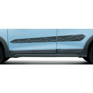 ホンダ 純正 デカール ボディサイド ダークグレー 08F30-TZA-000A | FIT フィッ...
