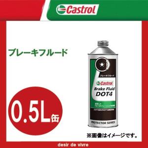 Castrol カストロール Brake Fluid ブレーキフルード DOT4 0.5L缶｜desir-de-vivre