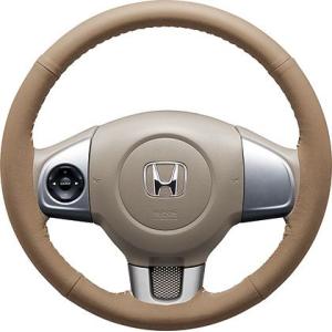 ホンダ HONDA 純正 ステアリングホイールカバー モカグレー
